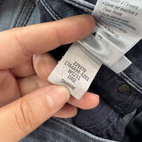 Paige Jeans Womens 26 Blue Verdugo Ankle Dark Wash Skinny Stretch - Picture 6 of 10